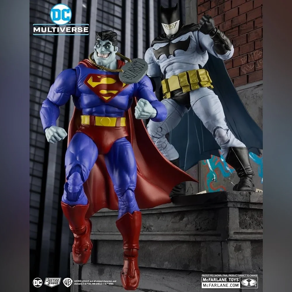 ✨McFarlane Toys - DC Multiverse Bizarro & Batzarro 7in Action Figure 2pk